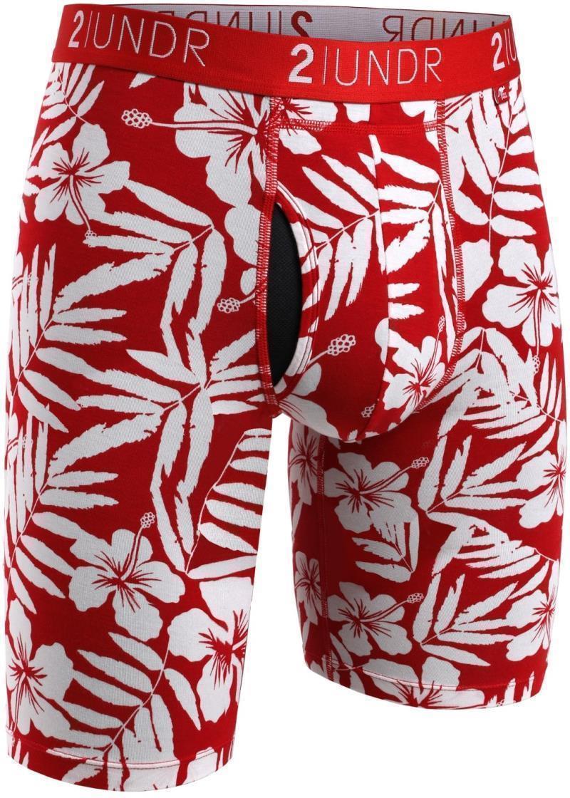 Swing Shift Long Leg, 9" Inseam - Print - Mens - aloha - red / white 1