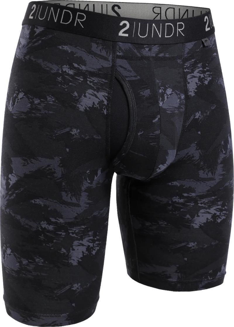 Swing Shift Long Leg, 9" Inseam - Print - Mens - black storm 1