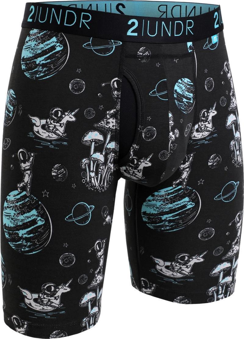 Swing Shift Long Leg, 9" Inseam - Print - Mens - space golf black 1