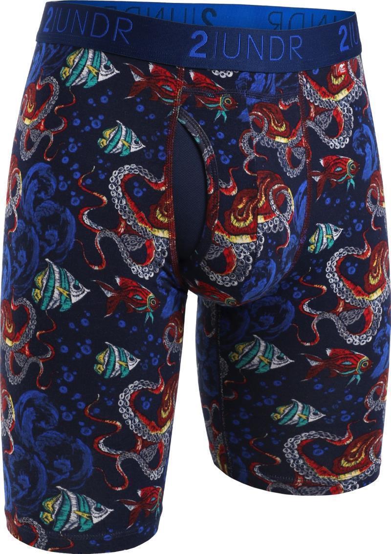Swing Shift Long Leg, 9" Inseam - Print - Mens - squid row 1