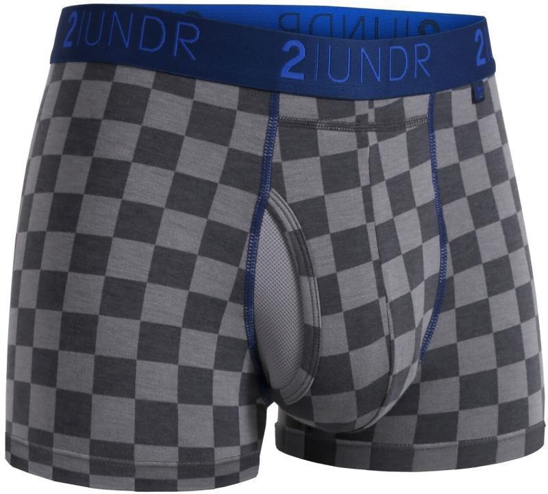 Swing Shift Trunks, 3" Inseam - Print - Mens - Check Mate 1