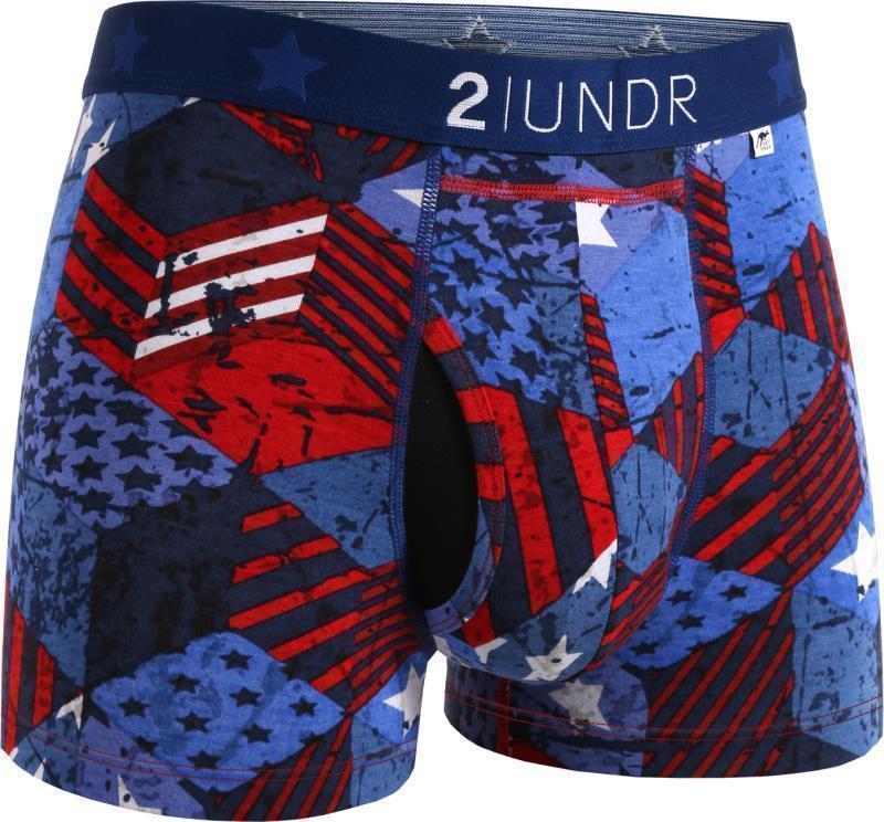 Swing Shift Trunks, 3" Inseam - Print - Mens - Freedom 1