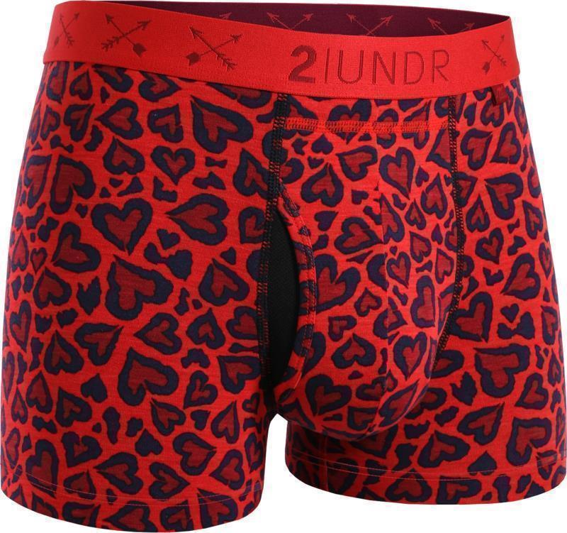 Swing Shift Trunks, 3" Inseam - Print - Mens - Luv Leopard 1