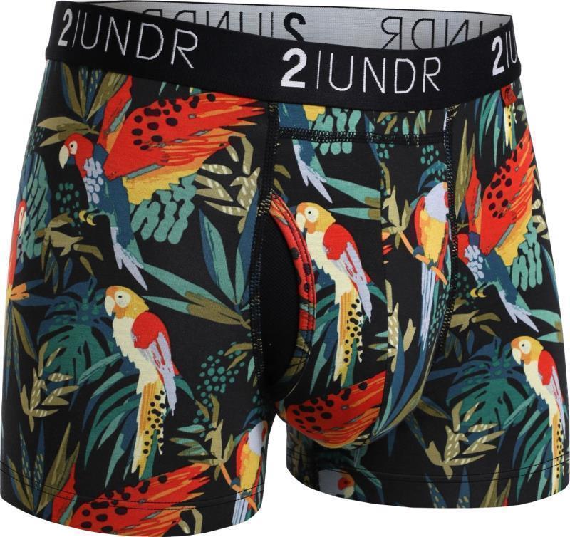 Swing Shift Trunks, 3" Inseam - Print - Mens - Parrot 1