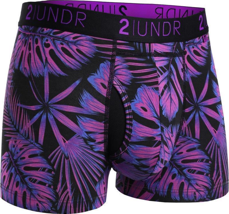 Swing Shift Trunks, 3" Inseam - Print - Mens - Ultraviolet 1
