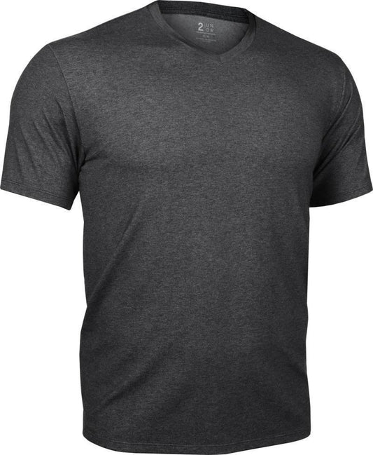 V-Neck Tee - Mens - Charcoal 1