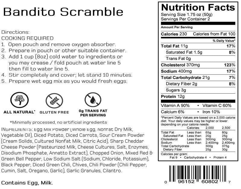 Bandito Scramble - Gluten Free - Not Applicable 3