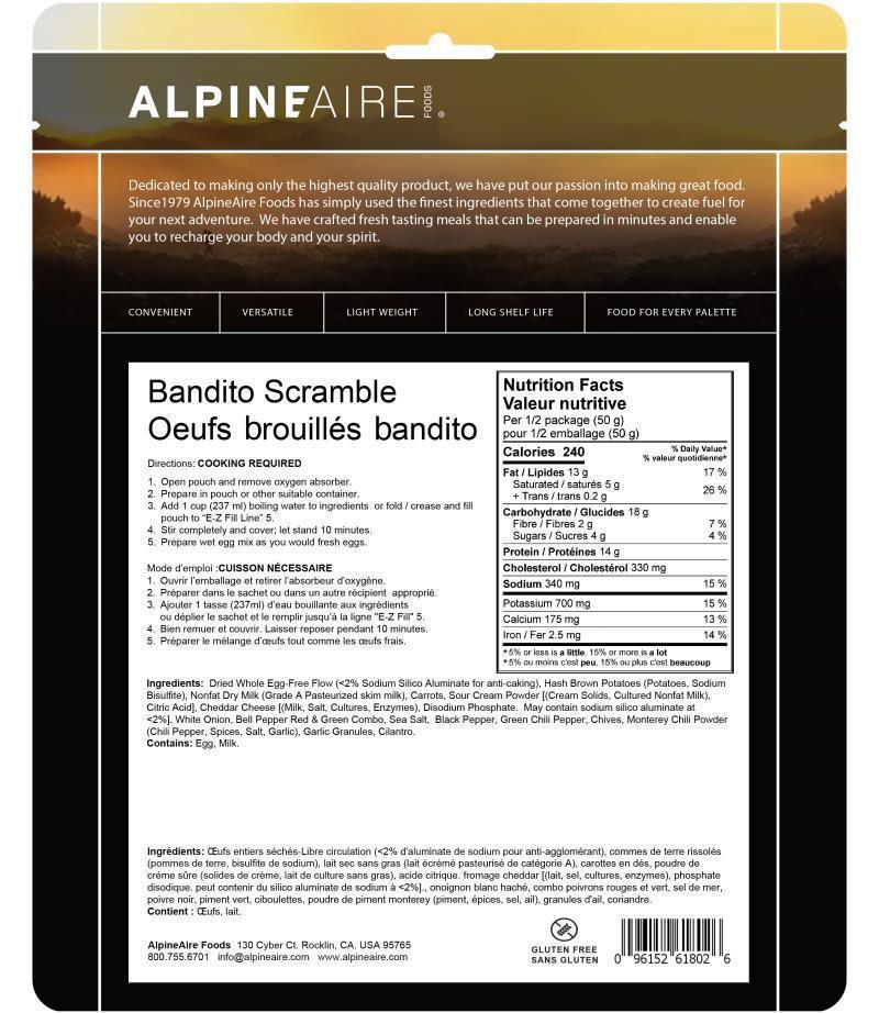 Bandito Scramble - Gluten Free - Not Applicable 3