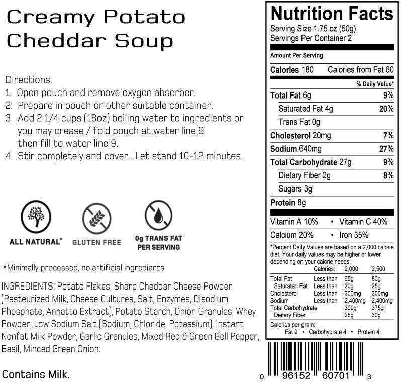 Creamy Potato Cheddar Soup - Gluten Free - Not Applicable 3