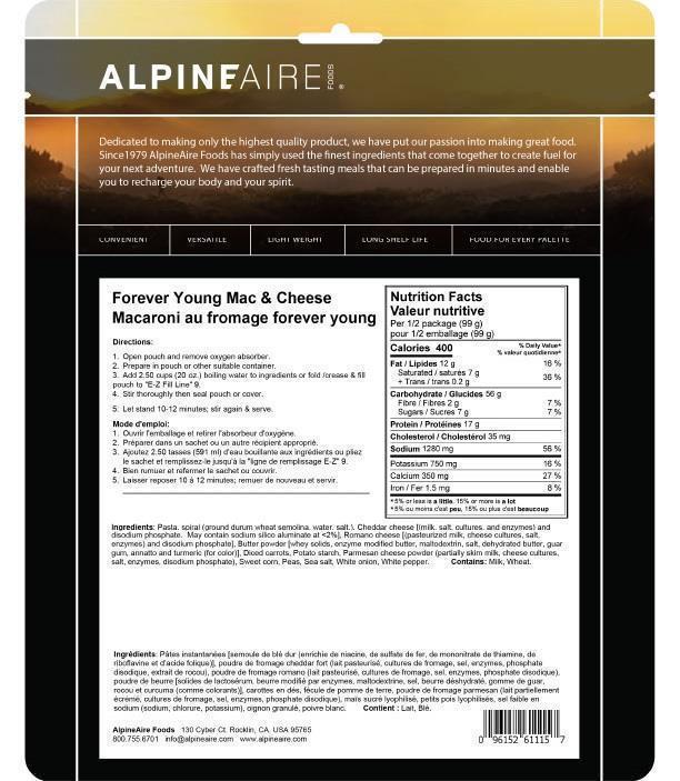 Forever Young Mac & Cheese - Not Applicable 3