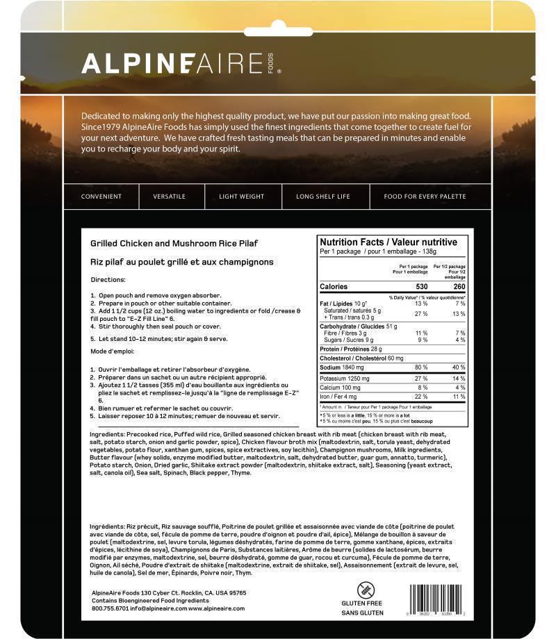 Grilled Chicken and Mushroom Wild Rice Pilaf - Not Applicable 2