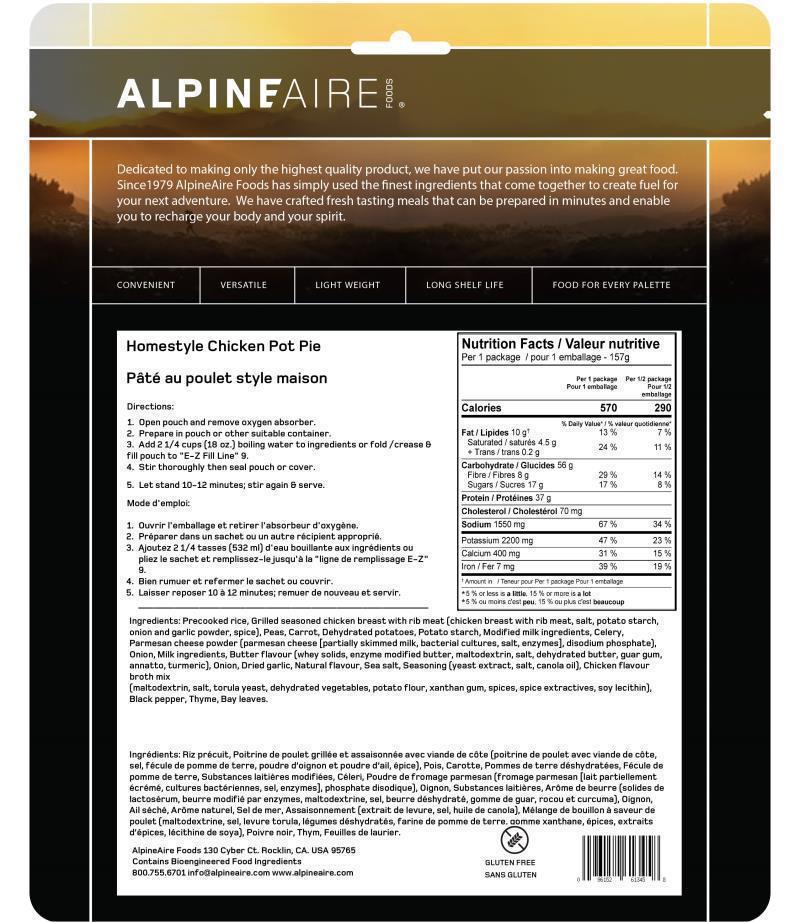 Homestyle Chicken Pot Pie - Not Applicable 2