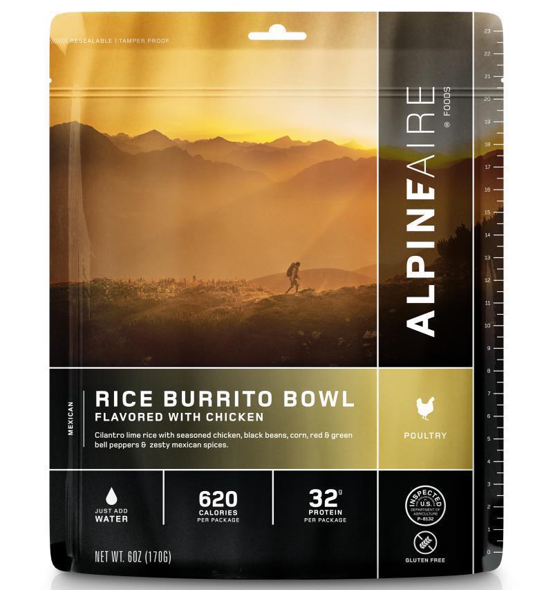 Rice Burrito Bowl Flavoured with Chicken - Gluten Free - Not Applicable 1