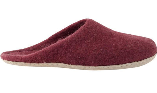 Cassiar Slippers - Unisex - Burgundy 1