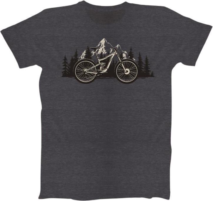 Mountain Bike T-Shirt - Mens - Heather Navy 1