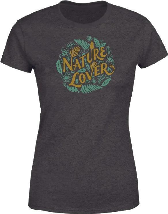Nature Lover T-Shirt - Womens - Heather Charcoal 1