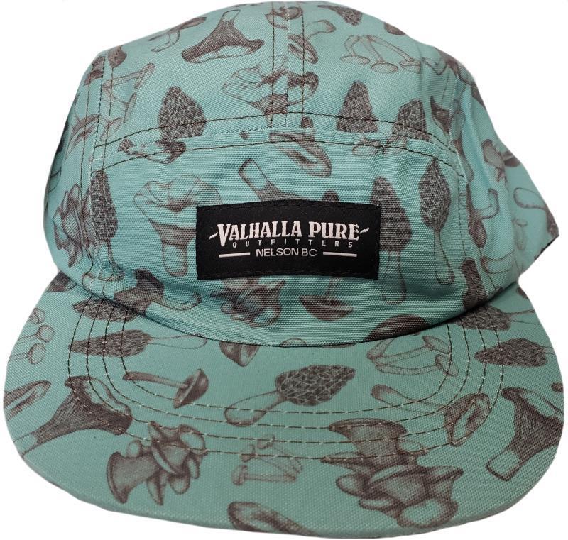 VPO Nelson Nylon 5 Panel Hat - Forest Finds - Magic Mint 1