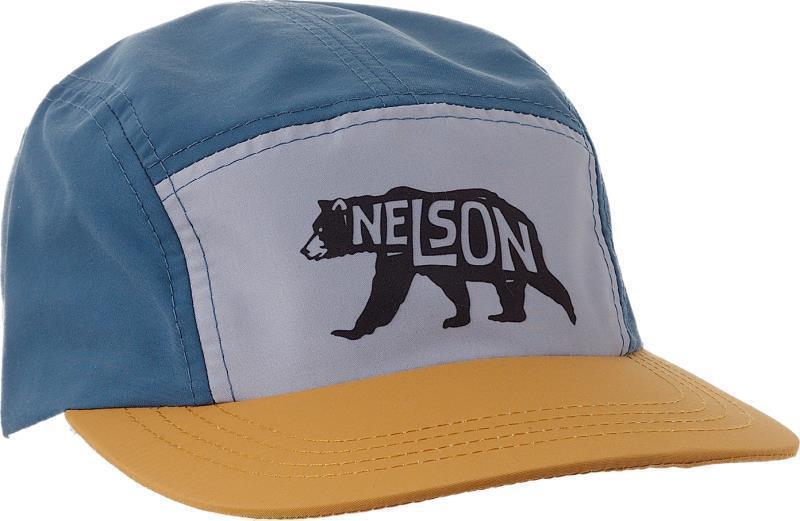 VPO Nelson Nylon 5 Panel Hat - Nelson Bear - Slate / Honey 1