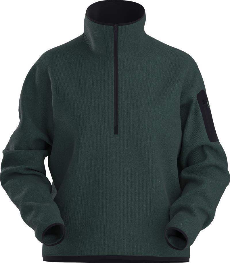 Covert Zip Neck - Womens - Boxcar Heather 1