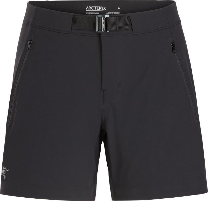 Gamma Shorts, 6" Inseam - Womens - Black 1
