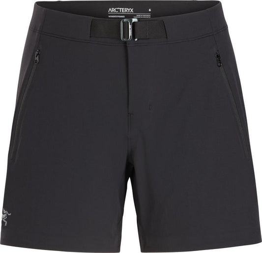 Gamma Shorts, 6" Inseam - Womens - Black 1