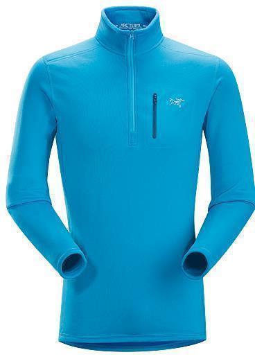 Rho AR Zip Neck - Mens - Adriatic Blue 1