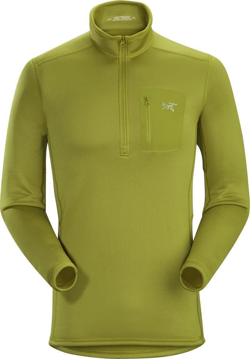 Rho AR Zip Neck - Mens - Olive Amber 1