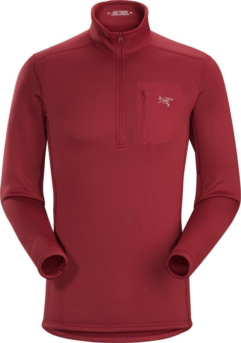Rho AR Zip Neck - Mens - Red Beach 1