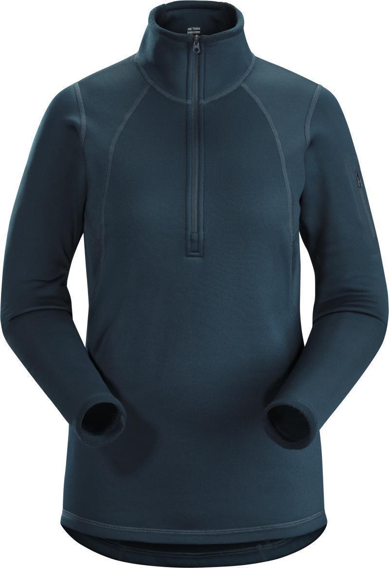 Rho AR Zip Neck - Womens - Labyrinth 1