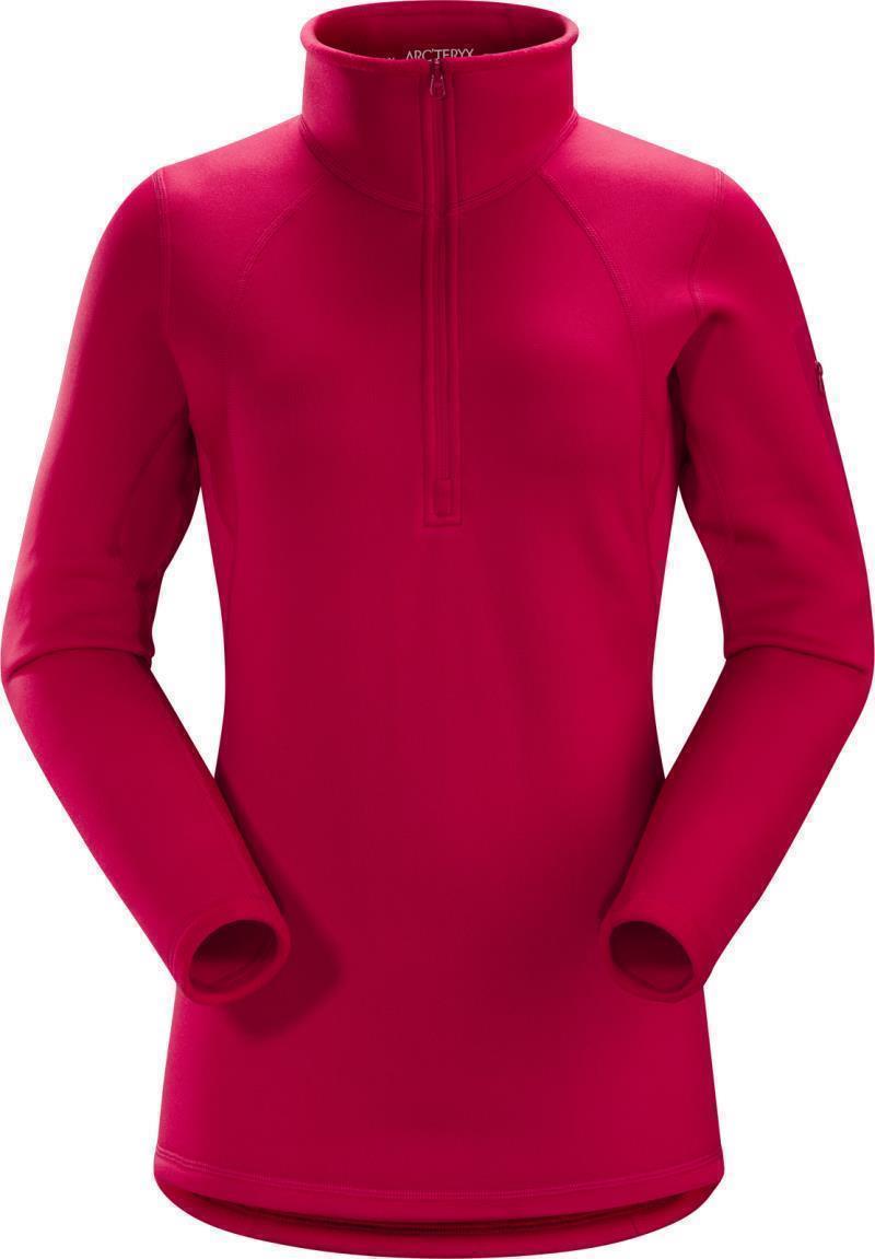 Rho AR Zip Neck - Womens - Radicchio 1
