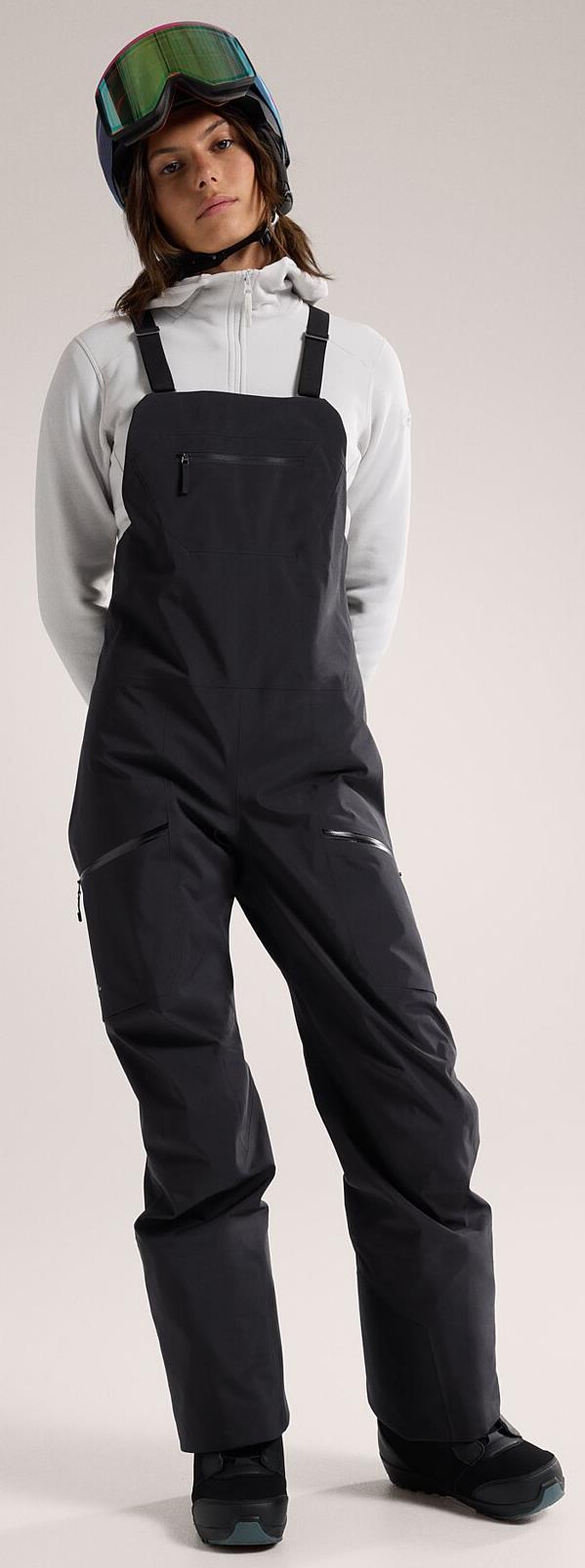 Sentinel Bib Pants, Reg - Womens - Black 2