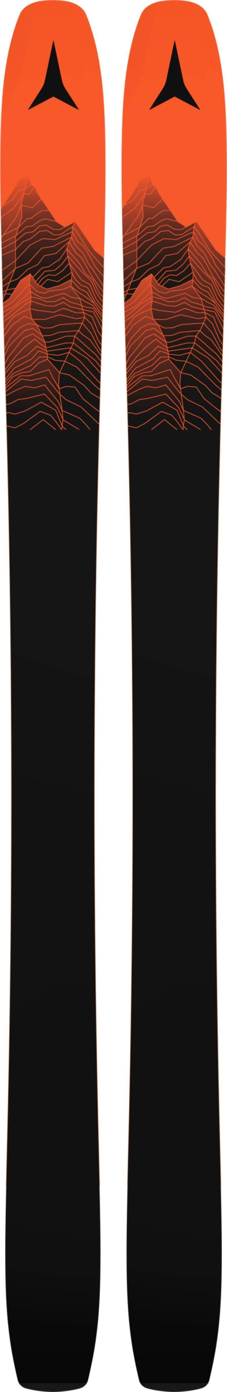 Backland 107 Skis - Petrol / Black / Orange 2