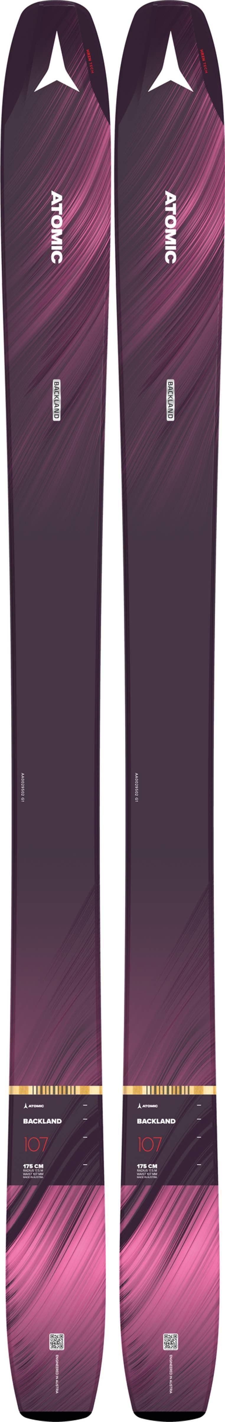 Backland 107 Skis - Womens - Berry 2