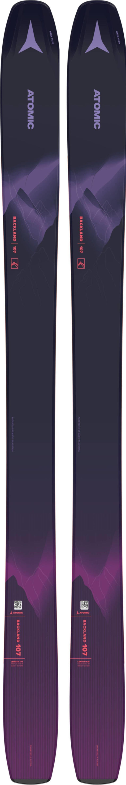 Backland 107 - Womens Skis - Purple / Berry 1