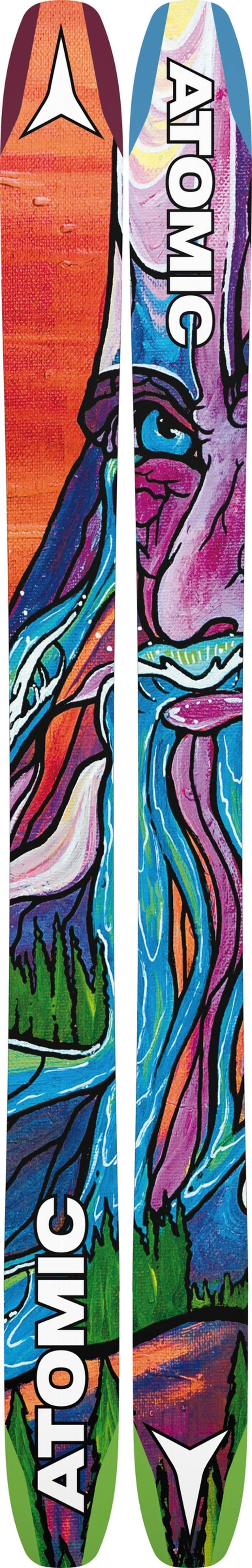 Bent Chetler 120 Skis - Mens - Metallic Green / Purple 3