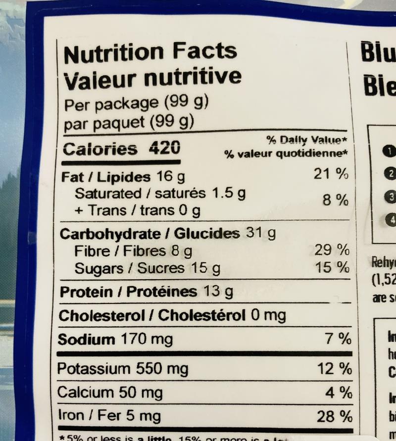 Blueberry Walnut Oats - 1 Serving - Not Applicable 4