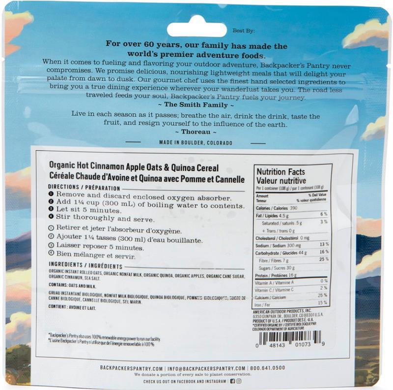 Cinnamon Apple Oats - 1 Serving - Not Applicable 3