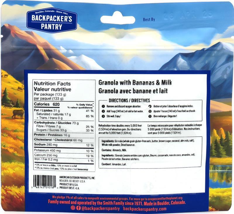 Granola with Bananas, Almonds & Milk - 1 Serving - Not Applicable 2