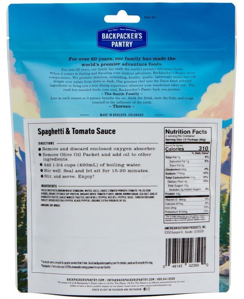 Spaghetti & Sauce - 2 Serving - Not Applicable 3