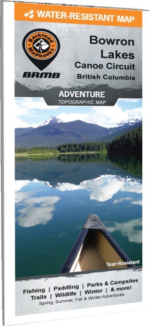 Adventure Map - Bowron Lakes Canoe Circuit - Not Applicable 1