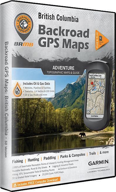 British Columbia GPS Maps (SD)  - Not Applicable 1