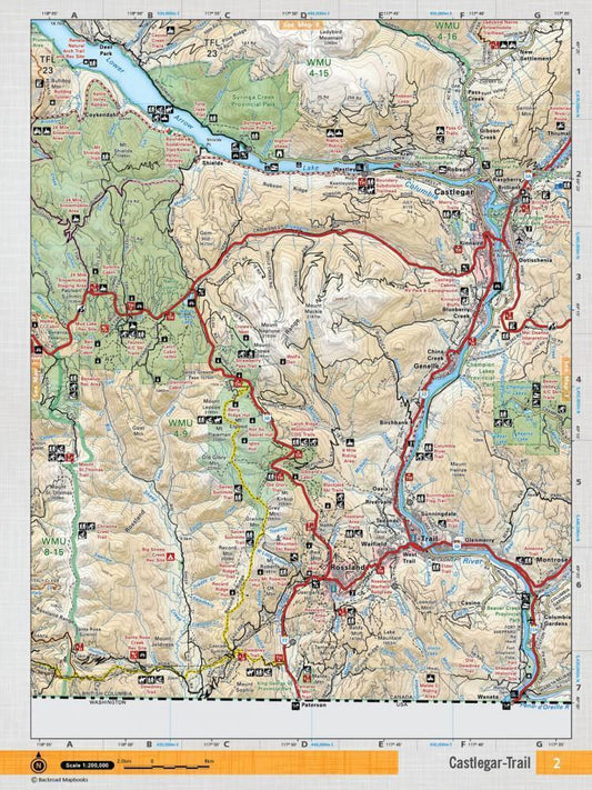 Castlegar Topo Map - Not Applicable 1