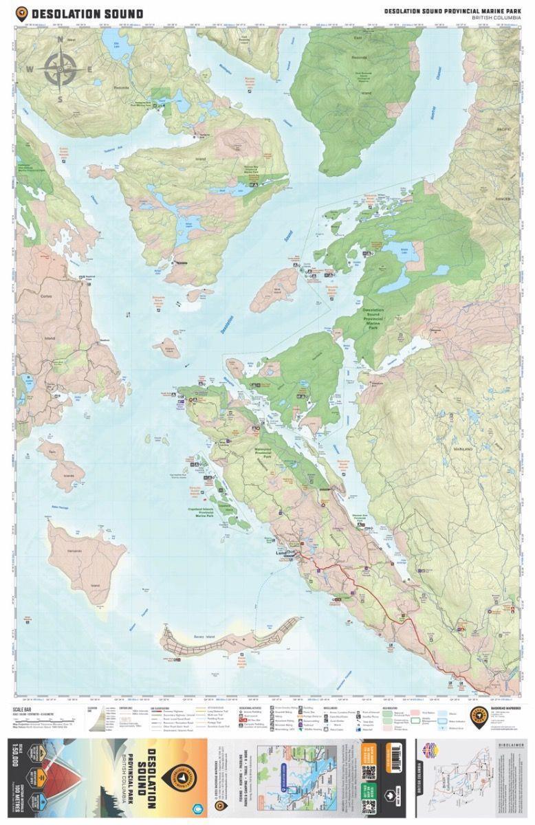 Desolation Sound Waterproof Map - Not Applicable 2
