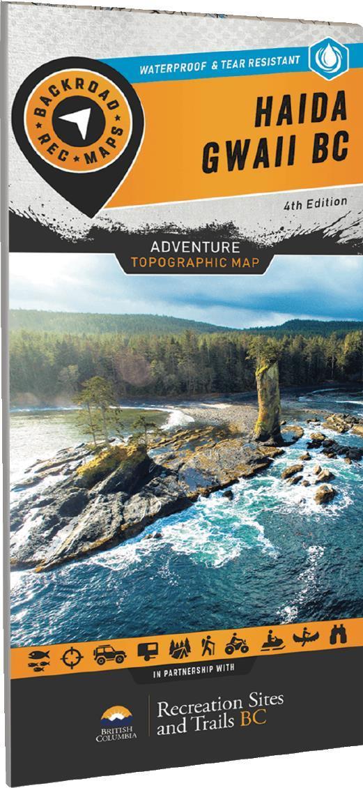 Haida Gwaii BC Waterproof Map - 4th Edition - Not Applicable 1