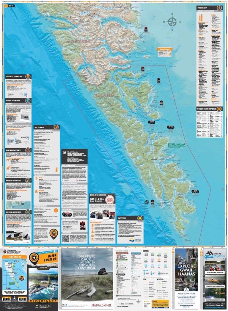 Haida Gwaii BC Waterproof Map - 4th Edition - Not Applicable 2