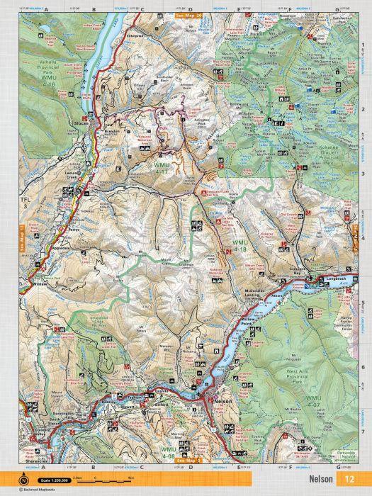 Nelson Topo Map Waterproof - Not Applicable 1