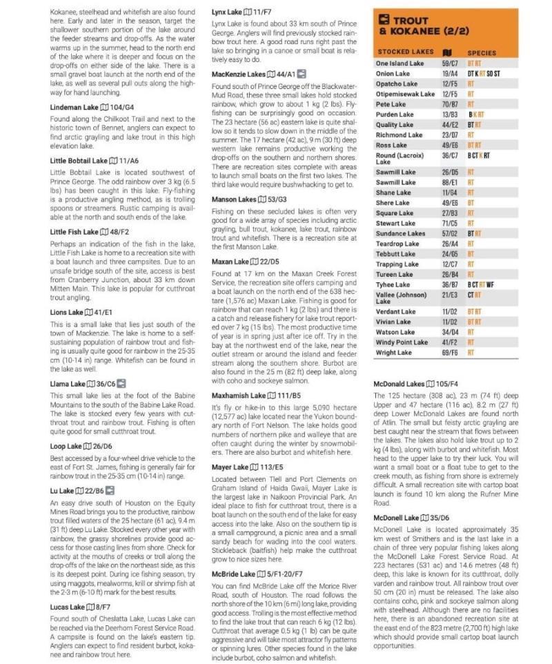 Northern BC - Spiral - 6th Edition - Not Applicable 9