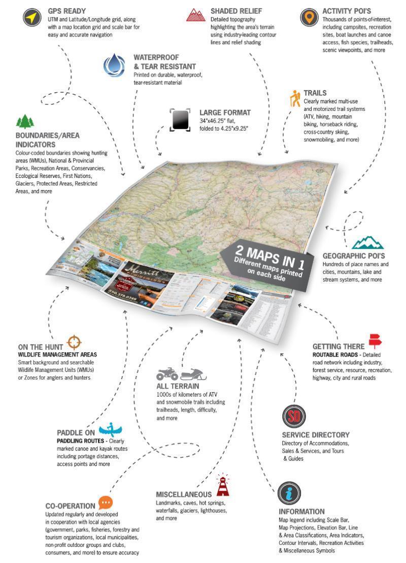 Waterproof Maps - Squamish, Chilliwack & Merritt BC - 2nd Edition - Not Applicable 3