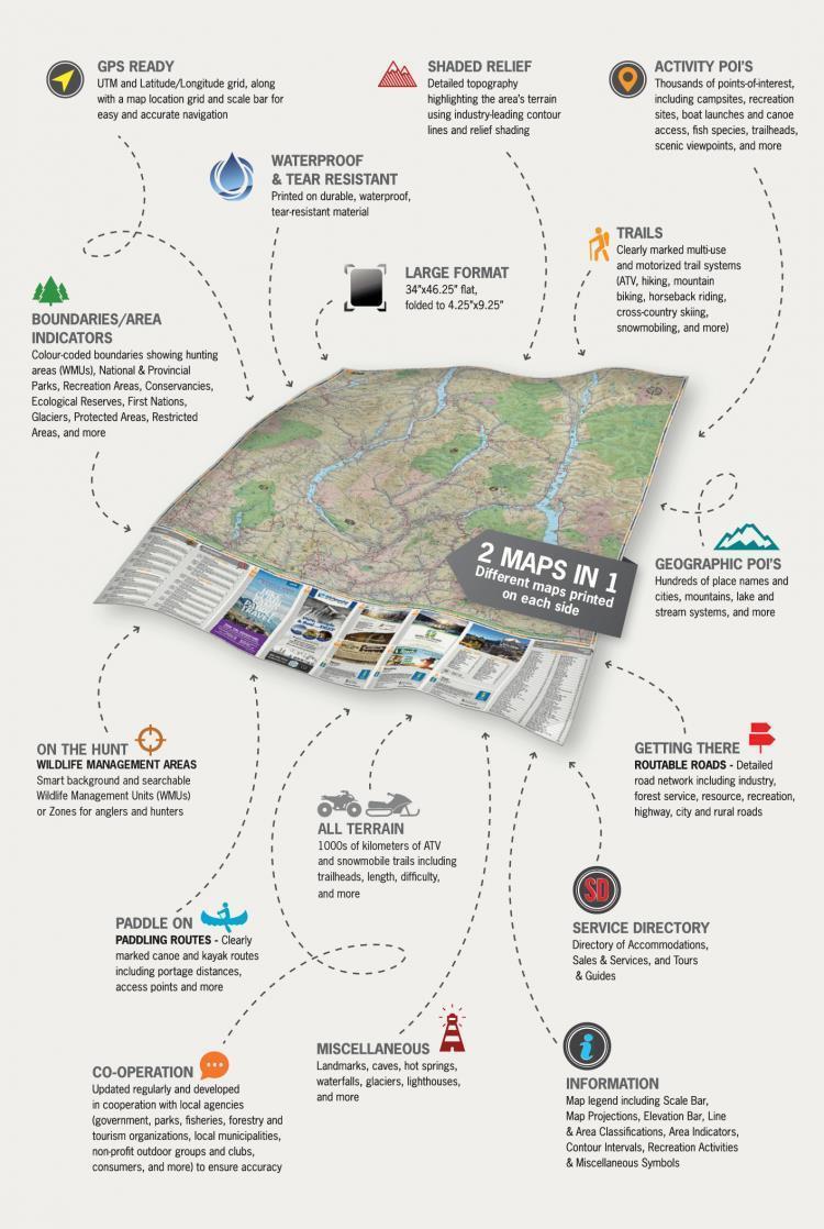 West Kootenay BC Map - 2nd Edition - Not Applicable 3