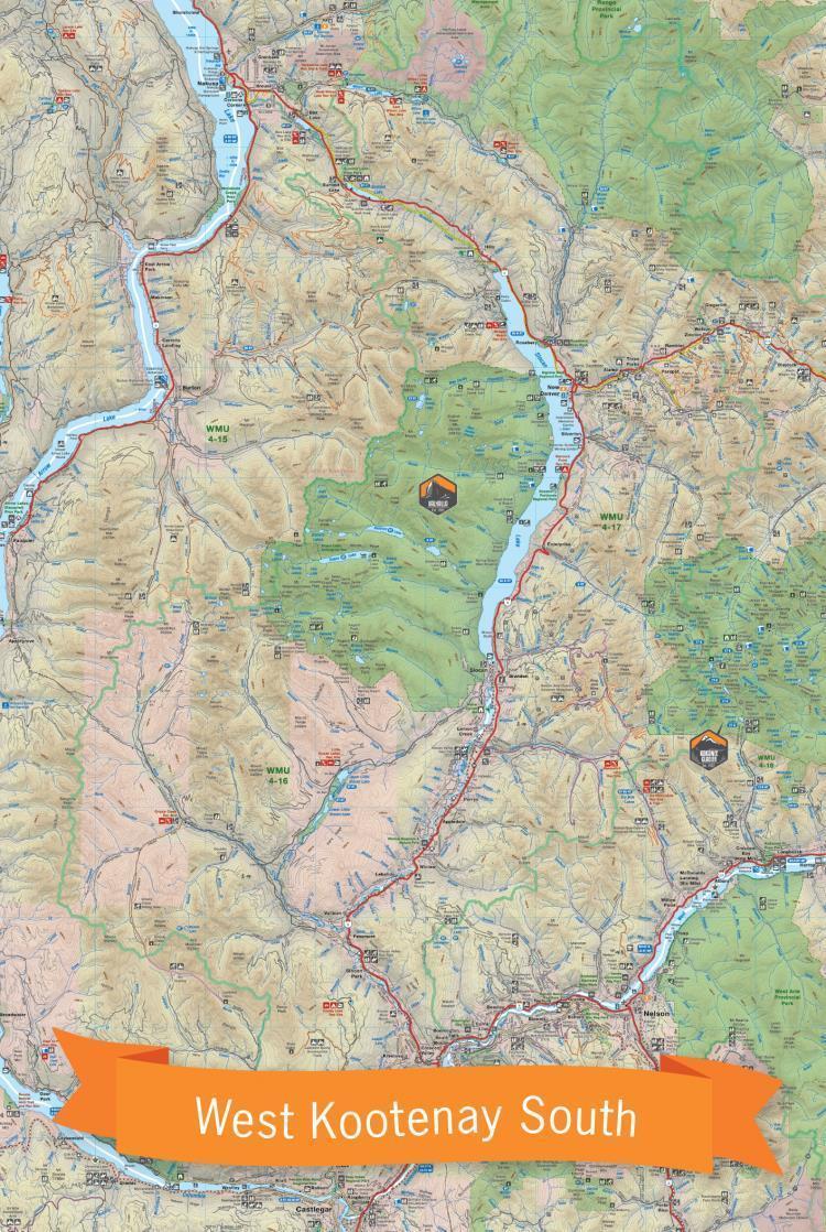West Kootenay BC Map - 2nd Edition - Not Applicable 8